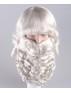 Mens Father Xmas Santa Claus Wig and Beard Set HX-005